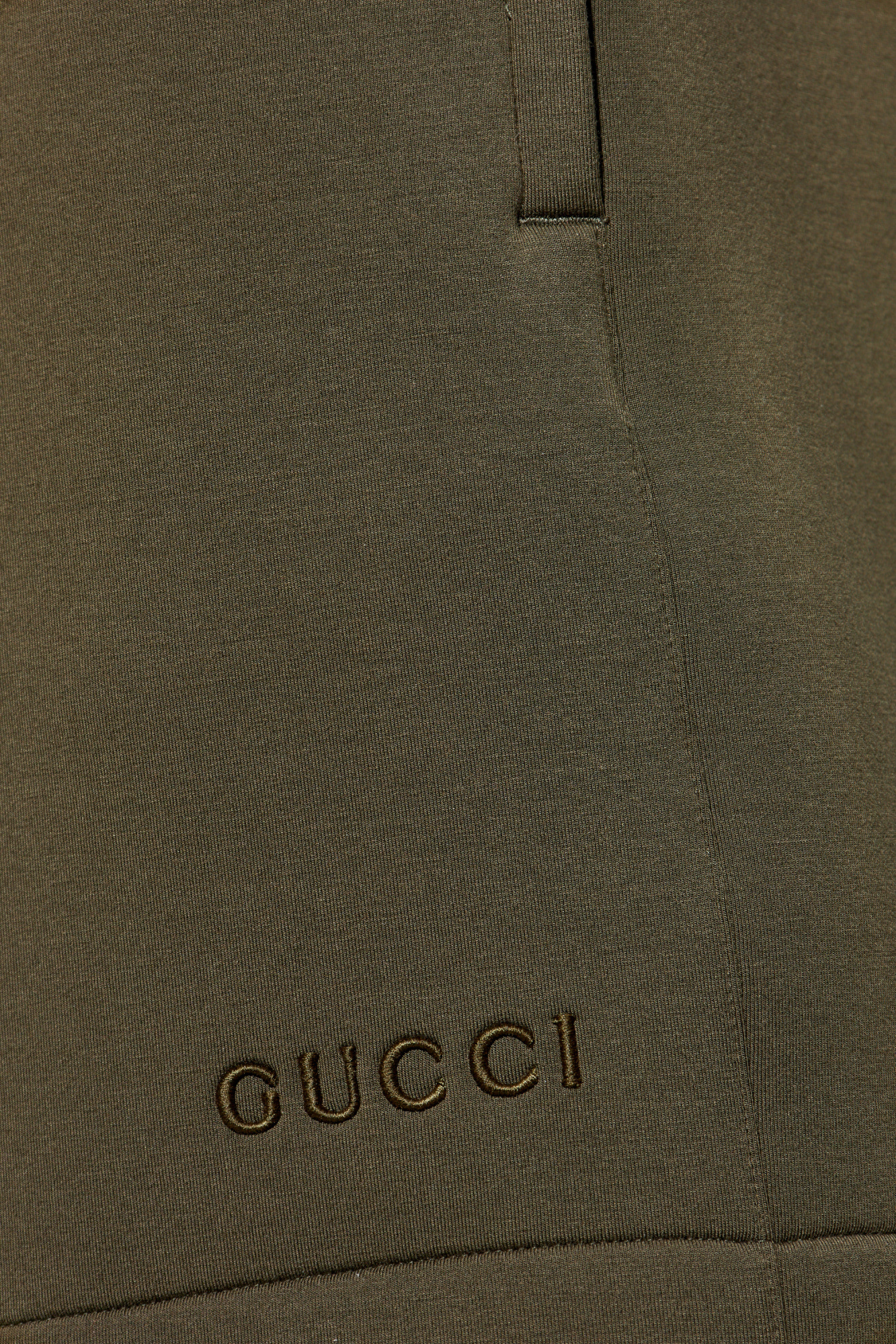 Gucci Sweat shorts with embroidered logo | Men's | Vitkac